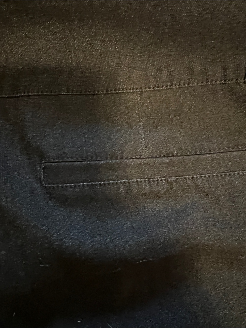 One 5 0ne Black bootcut Dress Pants with Welt Back Pocket - Picture 8 of 12